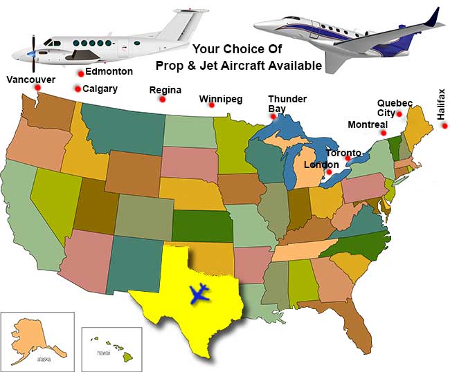 Texas Charter Flight Directory